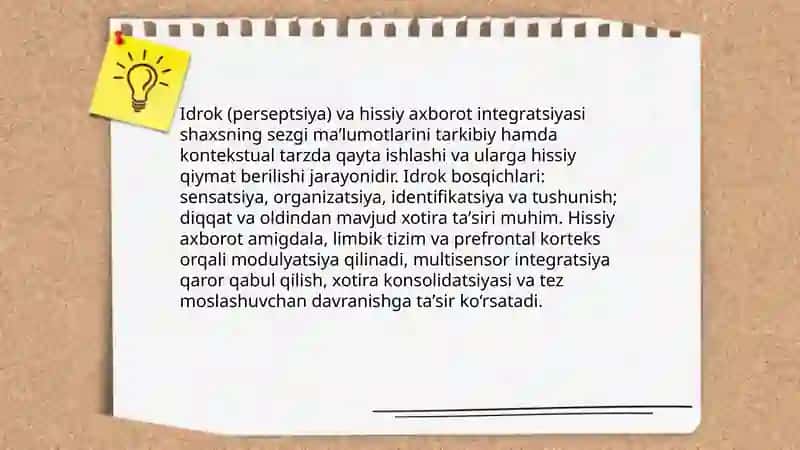 Murakkab psixik jarayonlar 4