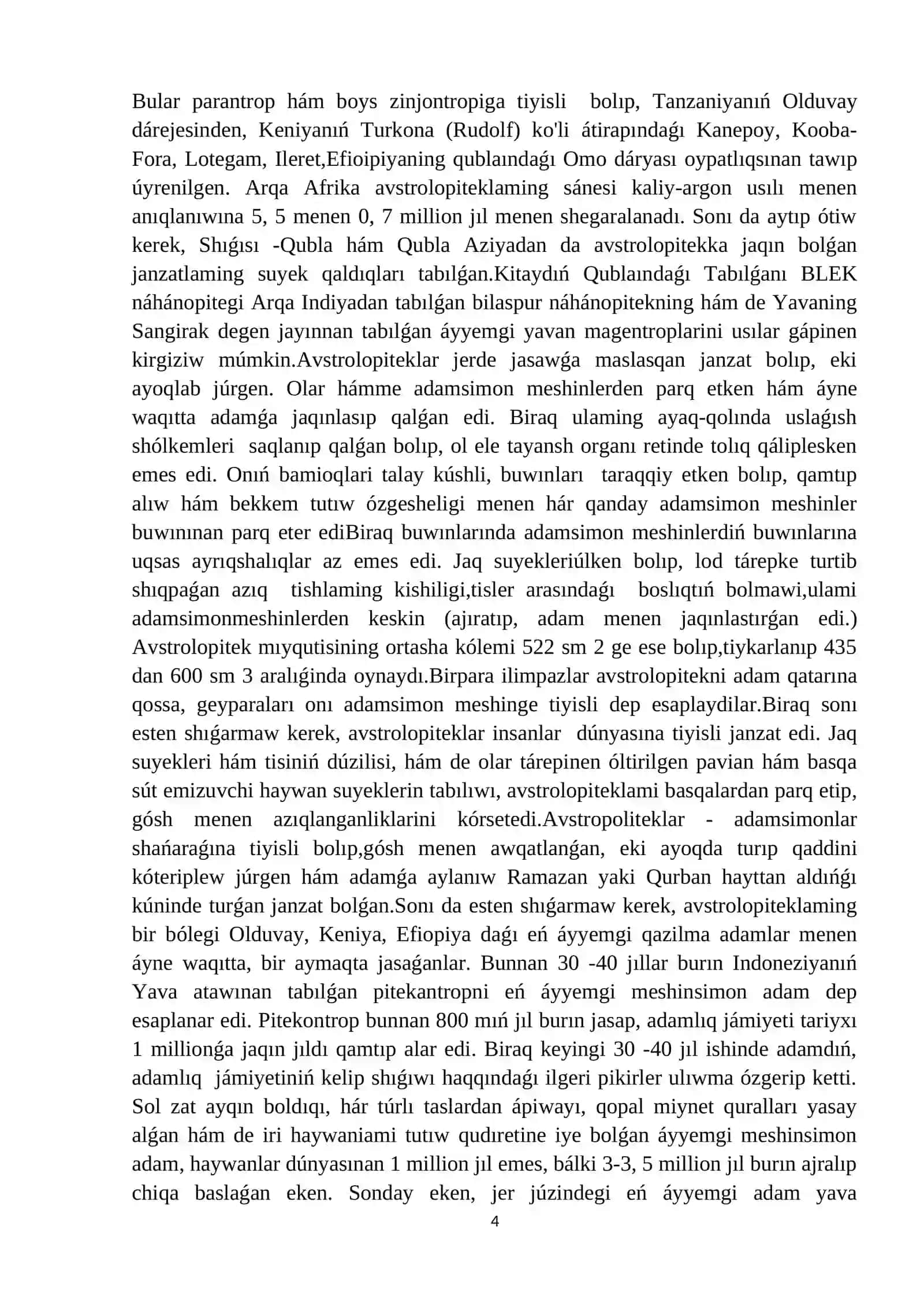 Rawajlang’an Avstrolopitekler 4