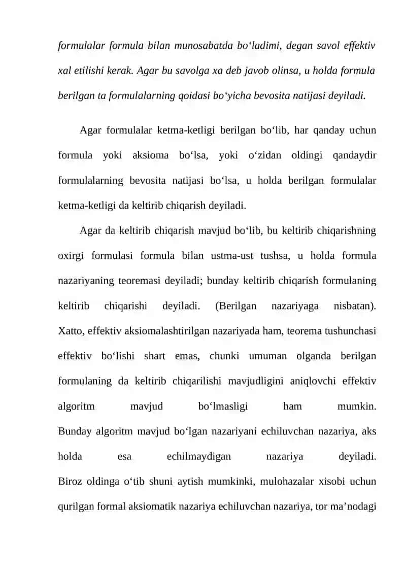 Formal aksiomatik nazariya 4