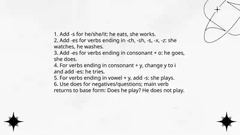 Present simple 4