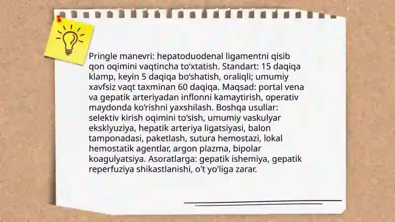 Jigar va ut yullari aperatsiyalari 4
