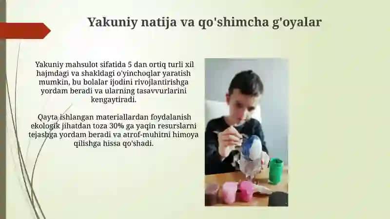 Tuxum po'choqlaridan hajmdor o'yinchoqlar yasash 4