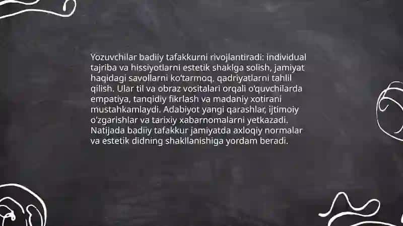 Inson badiiy obraz mutaxassislari 4