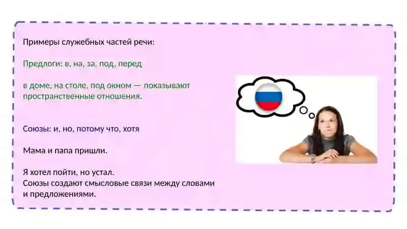 Служебные части речи. Междометие 4