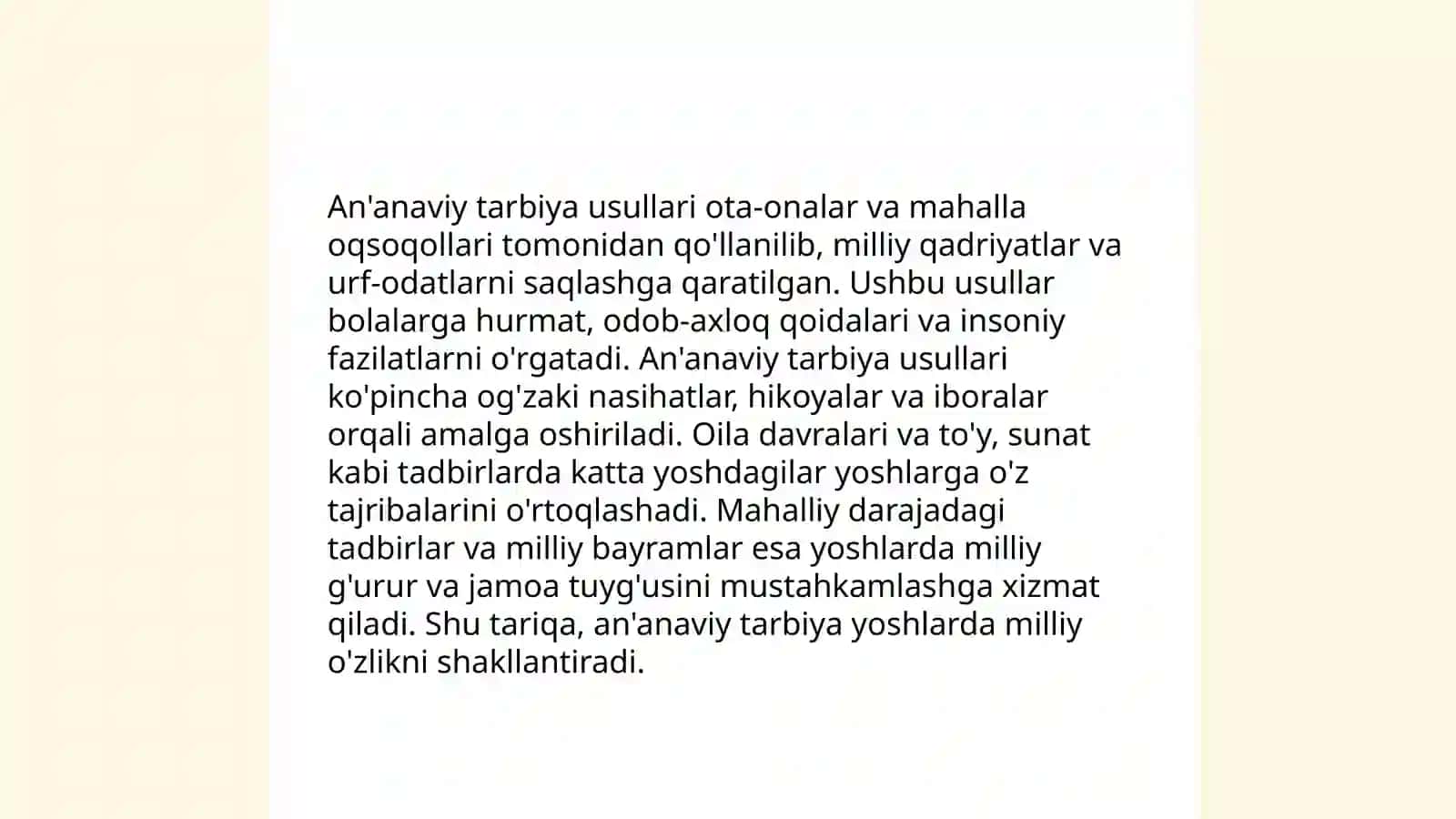 Tarbiya Metodlari va Turlari 4