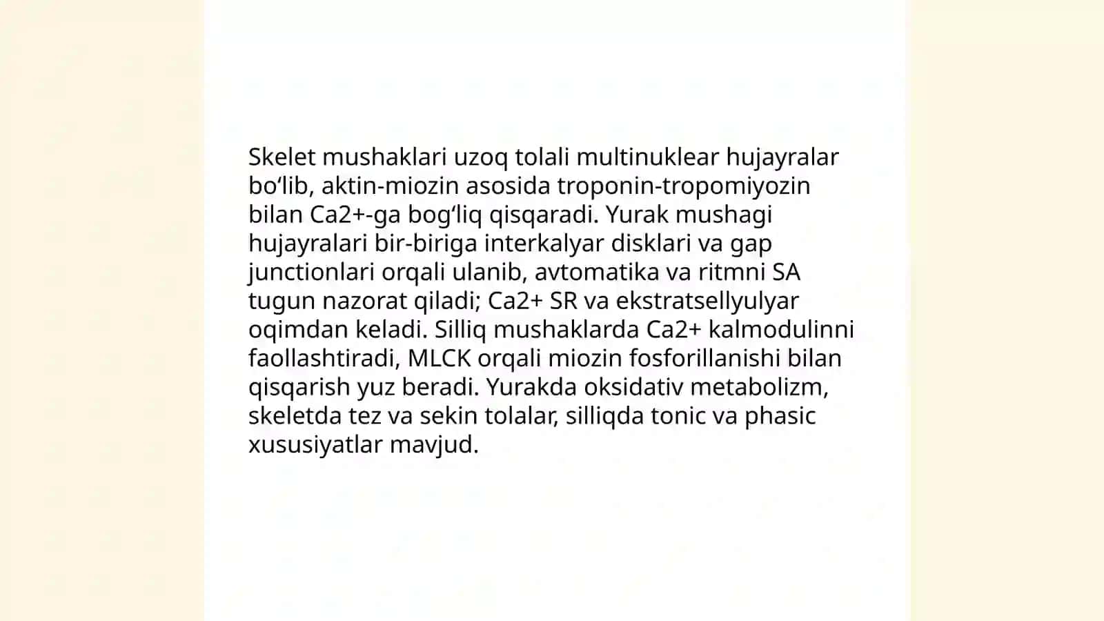 Mushaklar fizialogiyasi 4