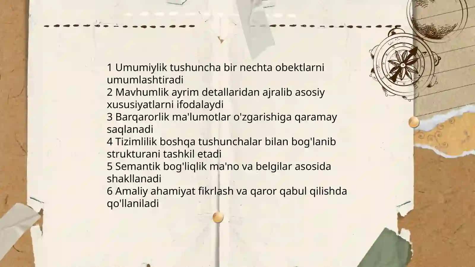 Tushuncha inson tafakkurining shakli 4