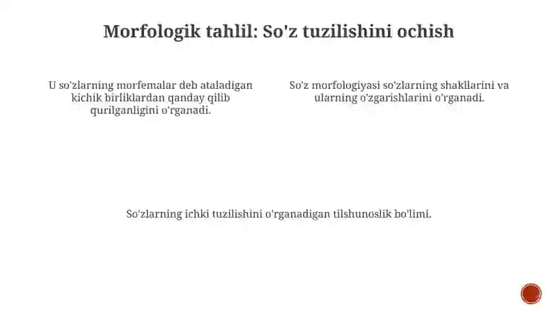 So'z yasovchi Morfologiya 4