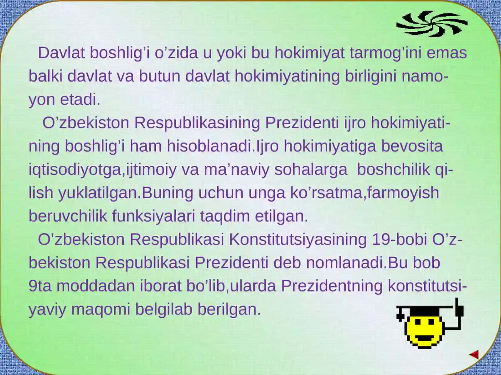 O'zbekiston Respublikasida Prezidentlik institutining joriyetilishi 4