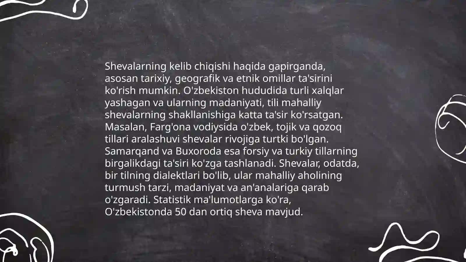 Shevalar morfologiyasi 4
