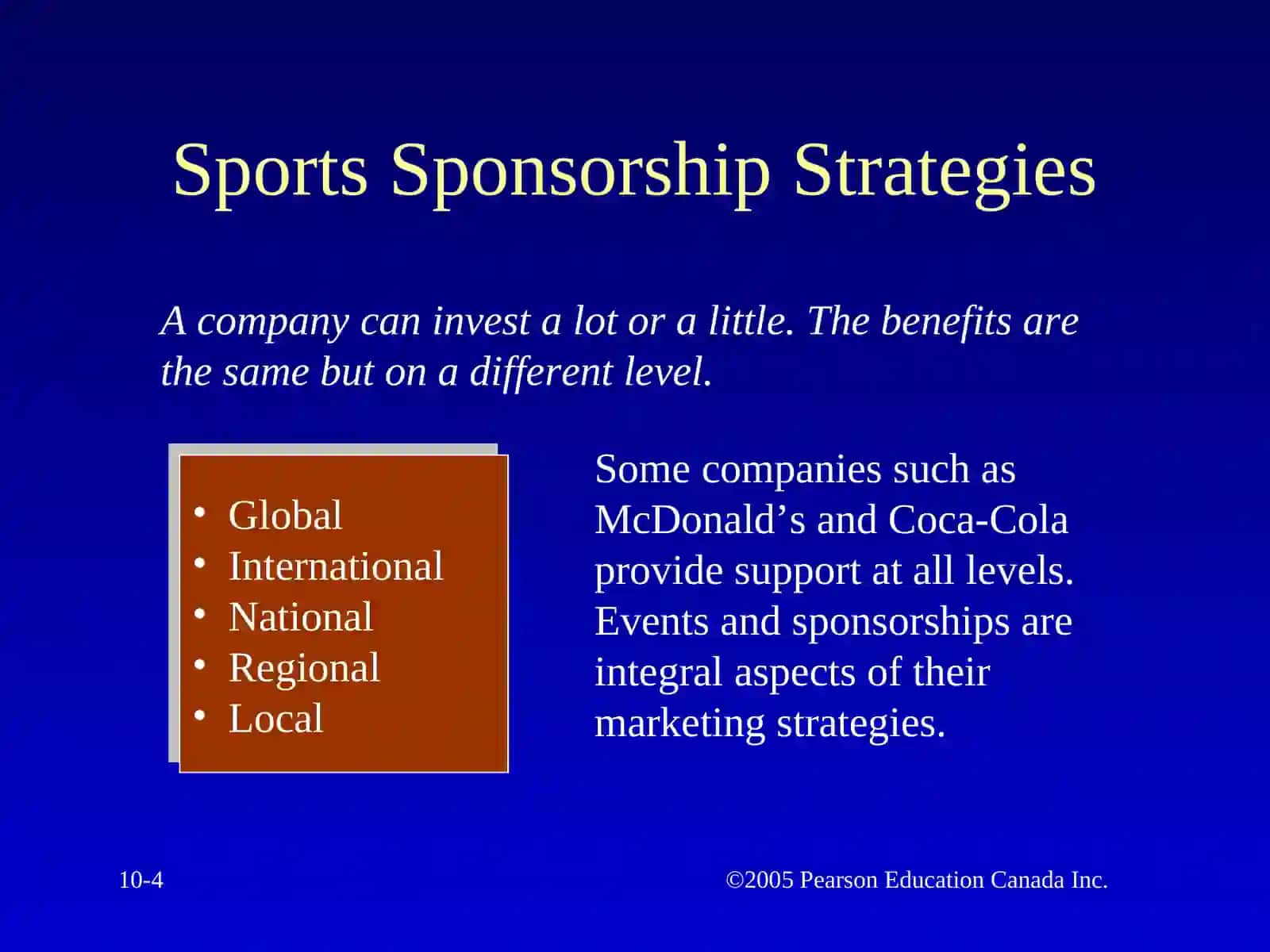 Event Marketing and Sponsorships 4