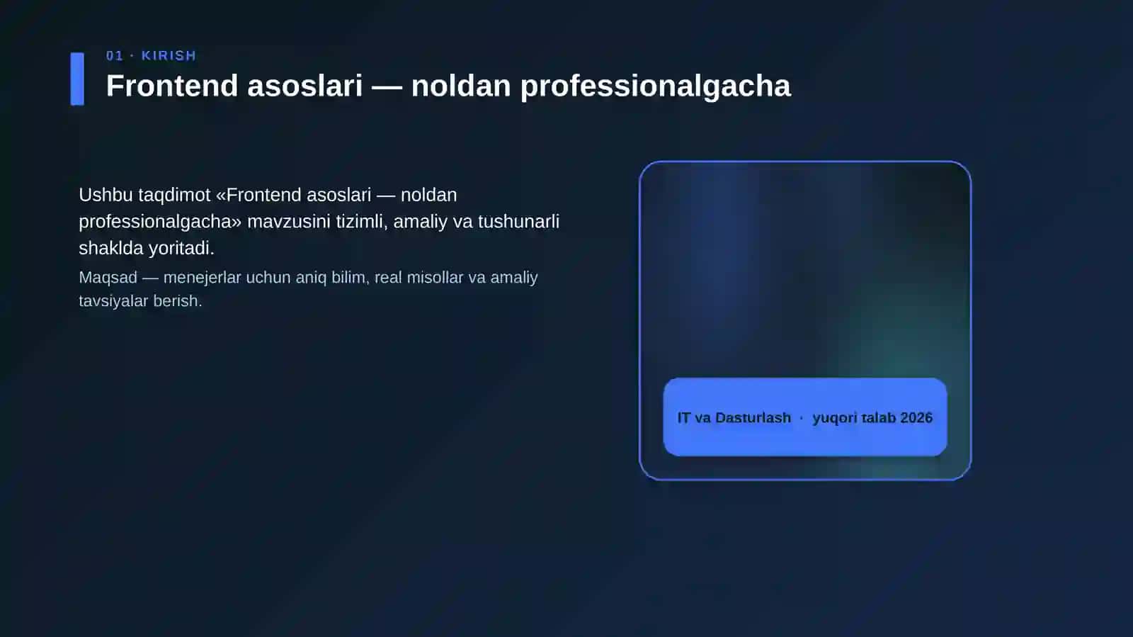 Frontend asoslari — noldan professionalgacha 4
