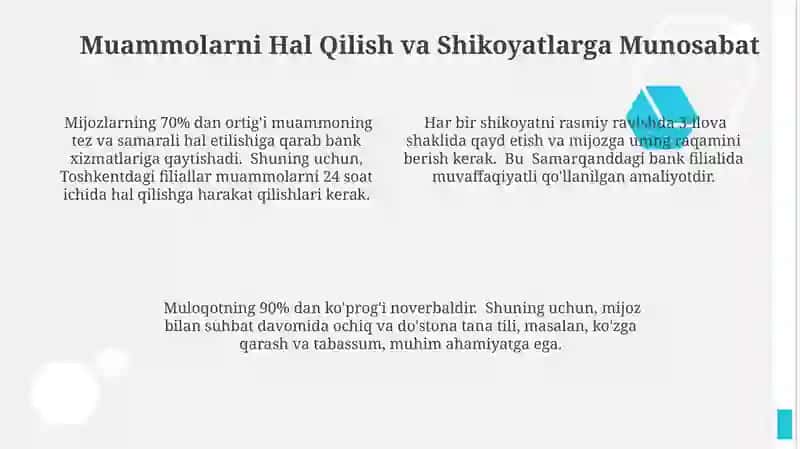 Mijozlar bilan Muloqotning Asosiy Qoidalari 4