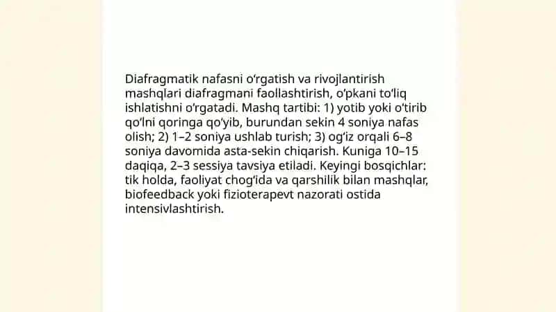 Nafasni idora etilishining anatomik asoslari 4
