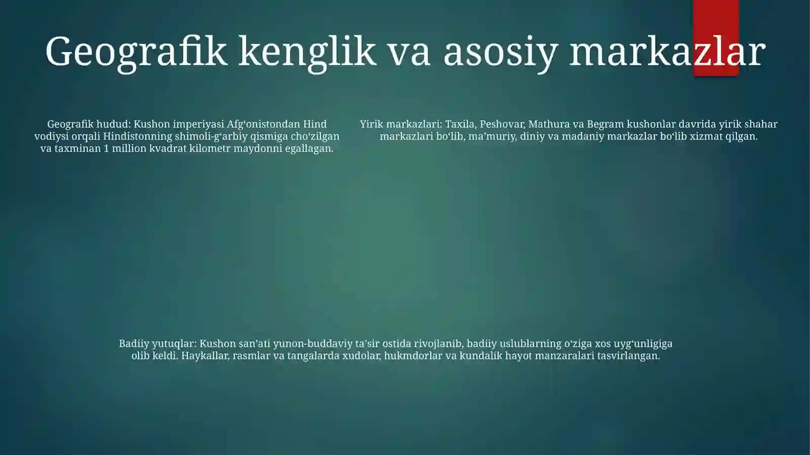 Kushon Podsholigi Davri Madaniyati Va SanʼAti 4