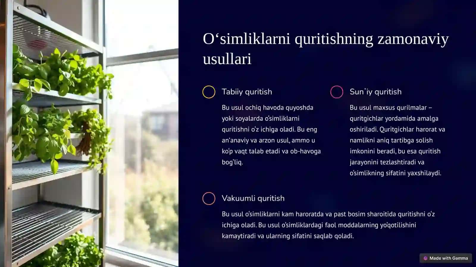 O‘simliklar yig‘ish texnologiyalari 4