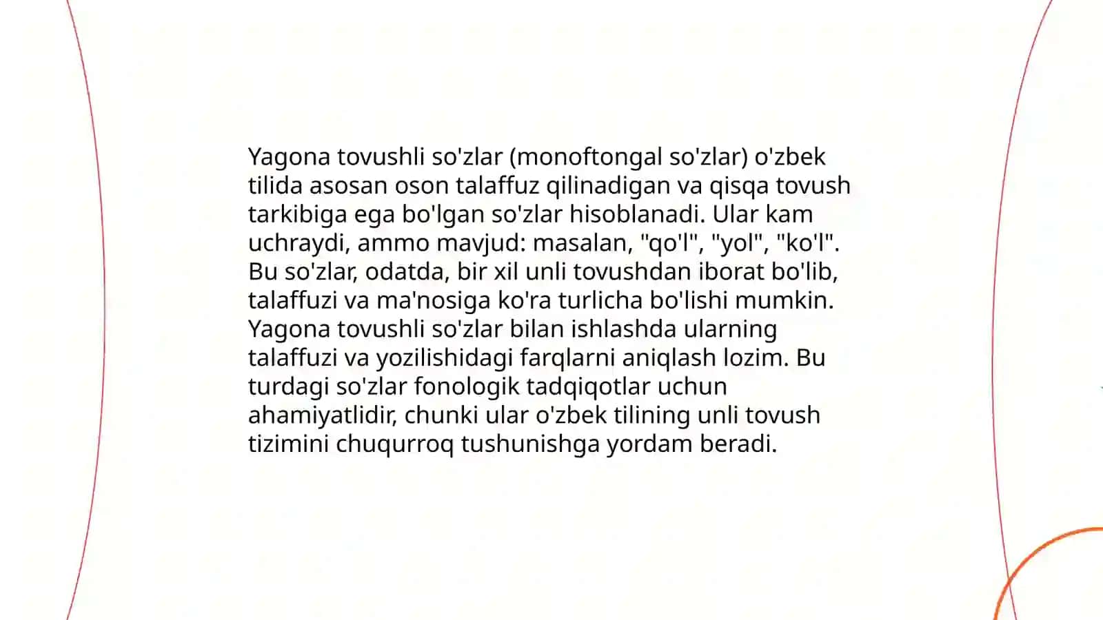 Ovoz chiqarib o‘qish mashqlari 4