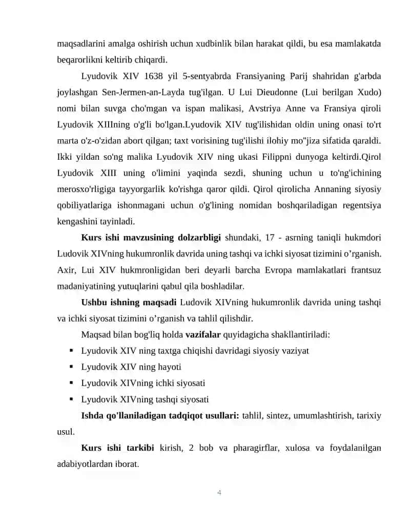 LYUDOVIK XIV NING ICHKI VA TASHQI SIYOSATI 4