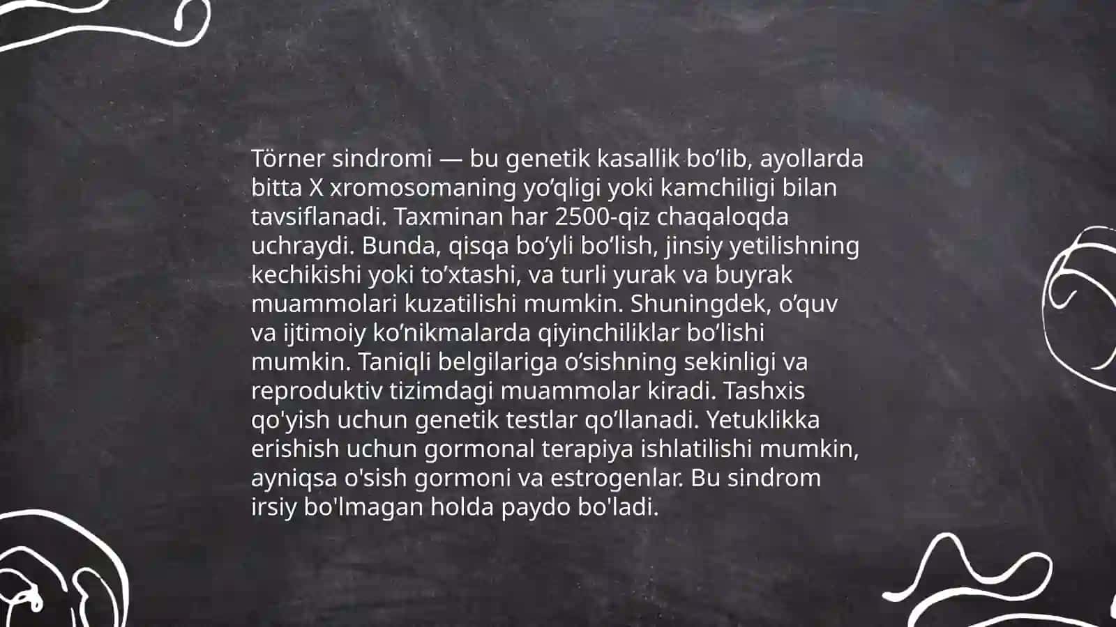 Xromosoma kasalliklari 4