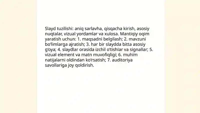 Namunaviy prezentatsiya tayyorlash 4