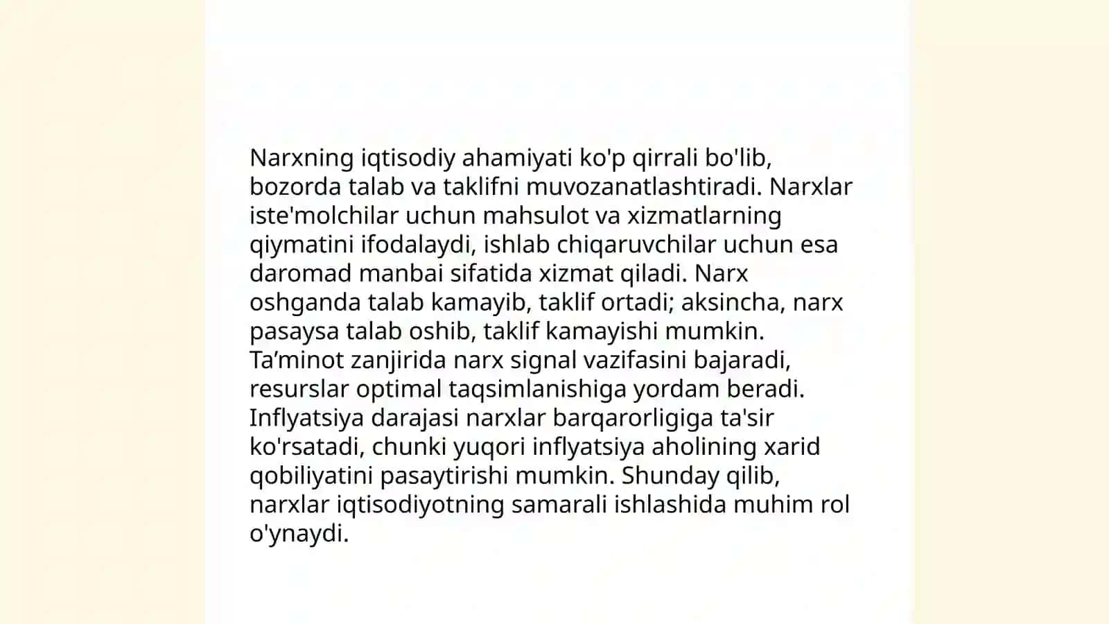 Narx mohiyati va shaklari 4