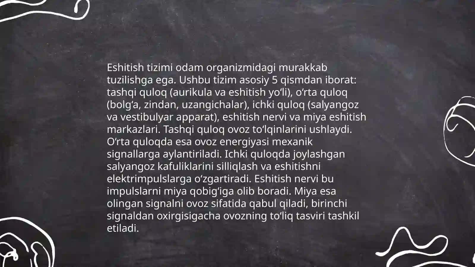 Eshitish sistemasining fizik xususiyatlari.Audiometriya 4