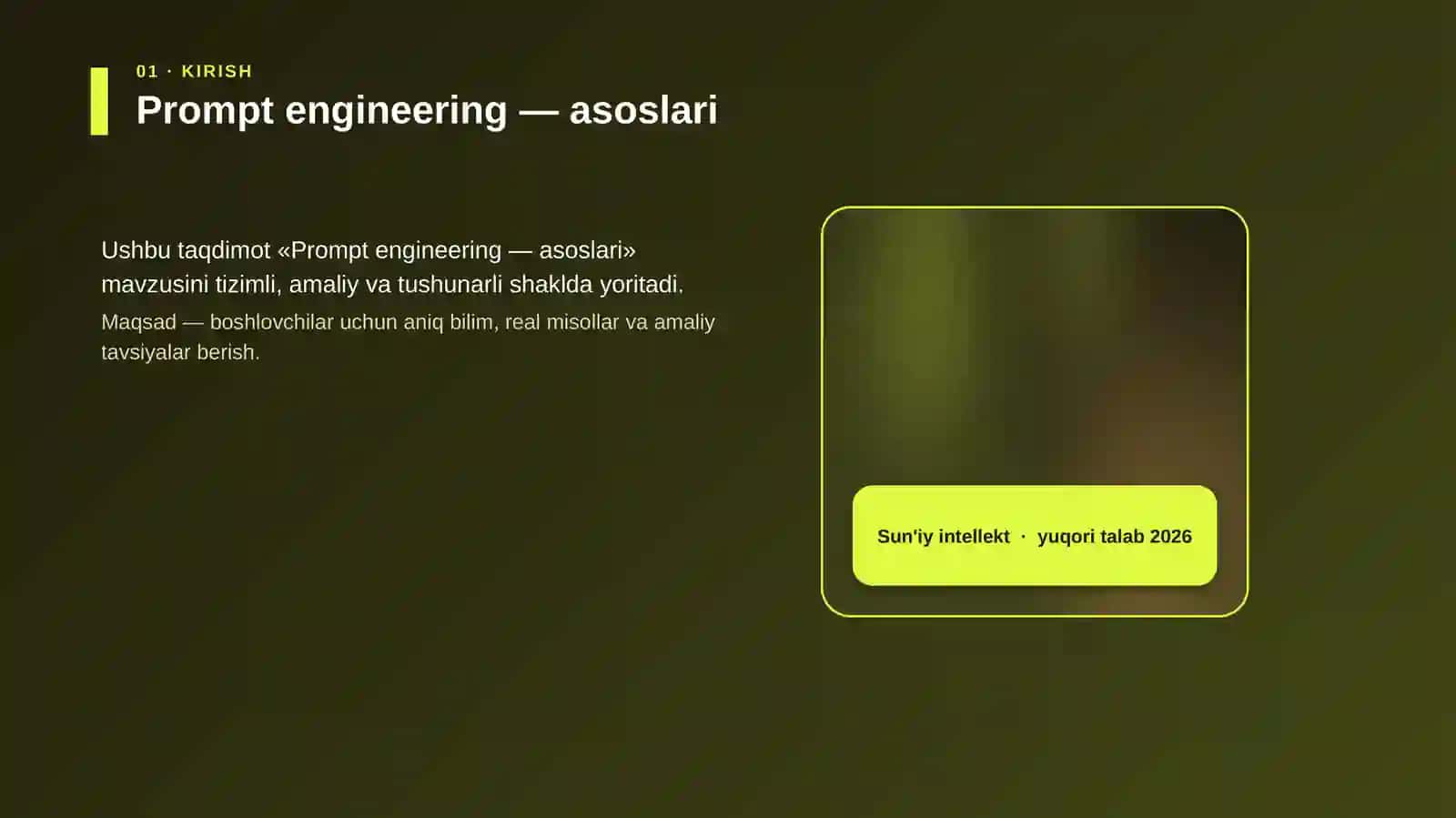 Prompt engineering — asoslari 4