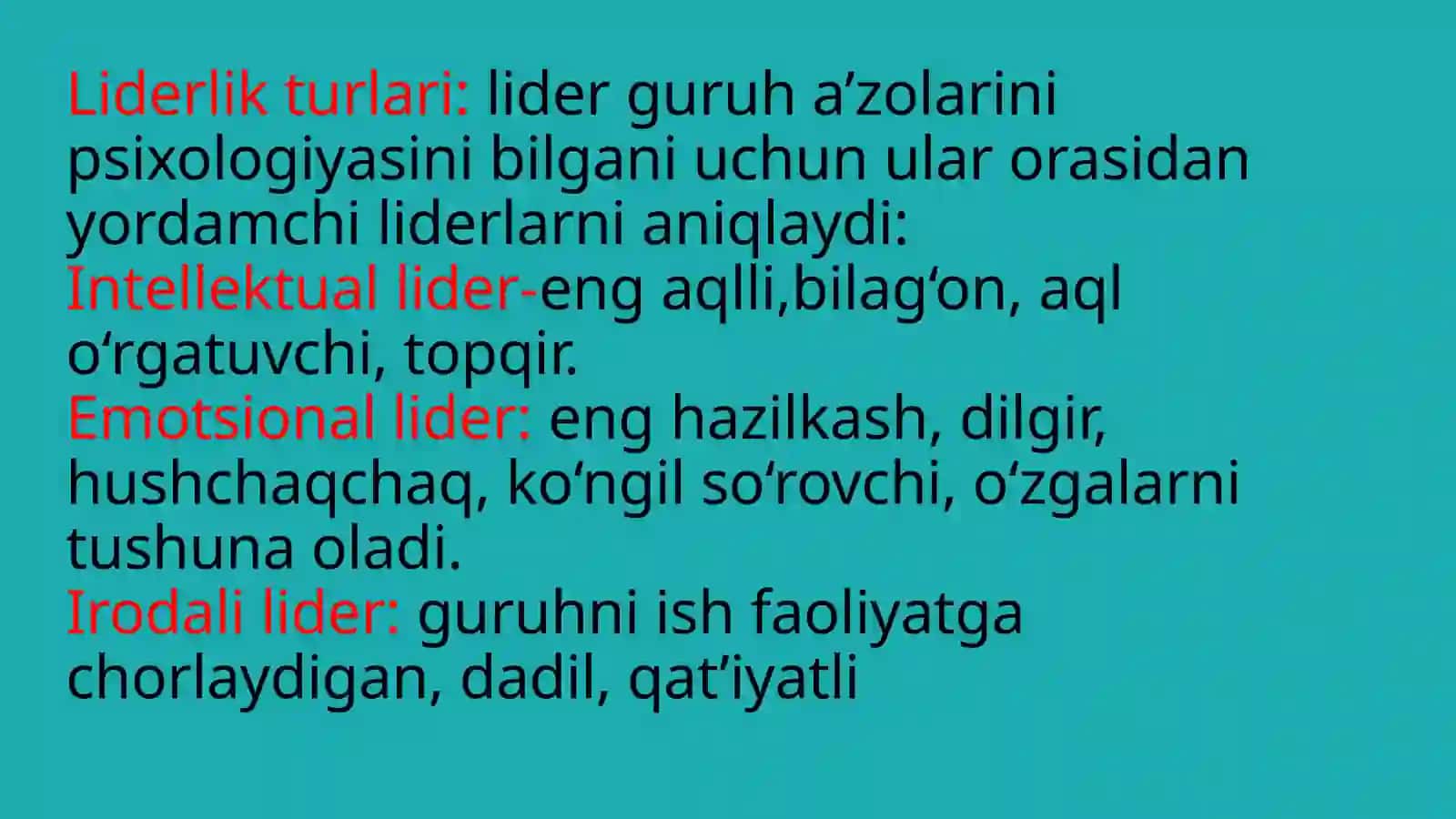 Guruhlarda boshqaruv psixologiyasi 4