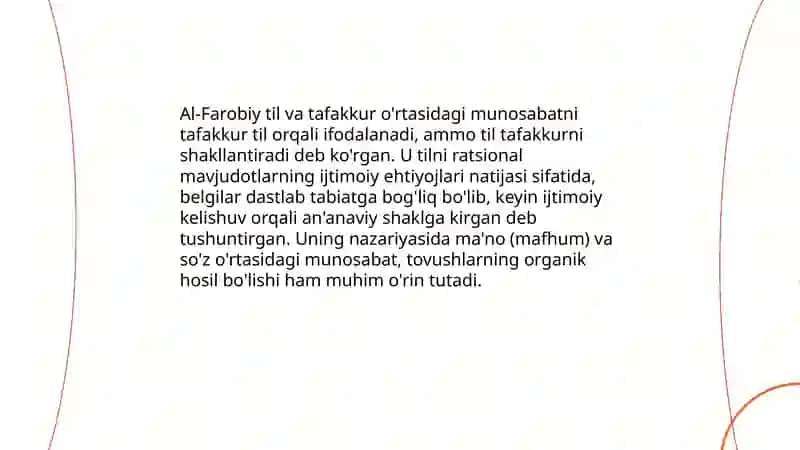 Sharq mutafakkirlarining til shakllanishiga oid qarashlari 4