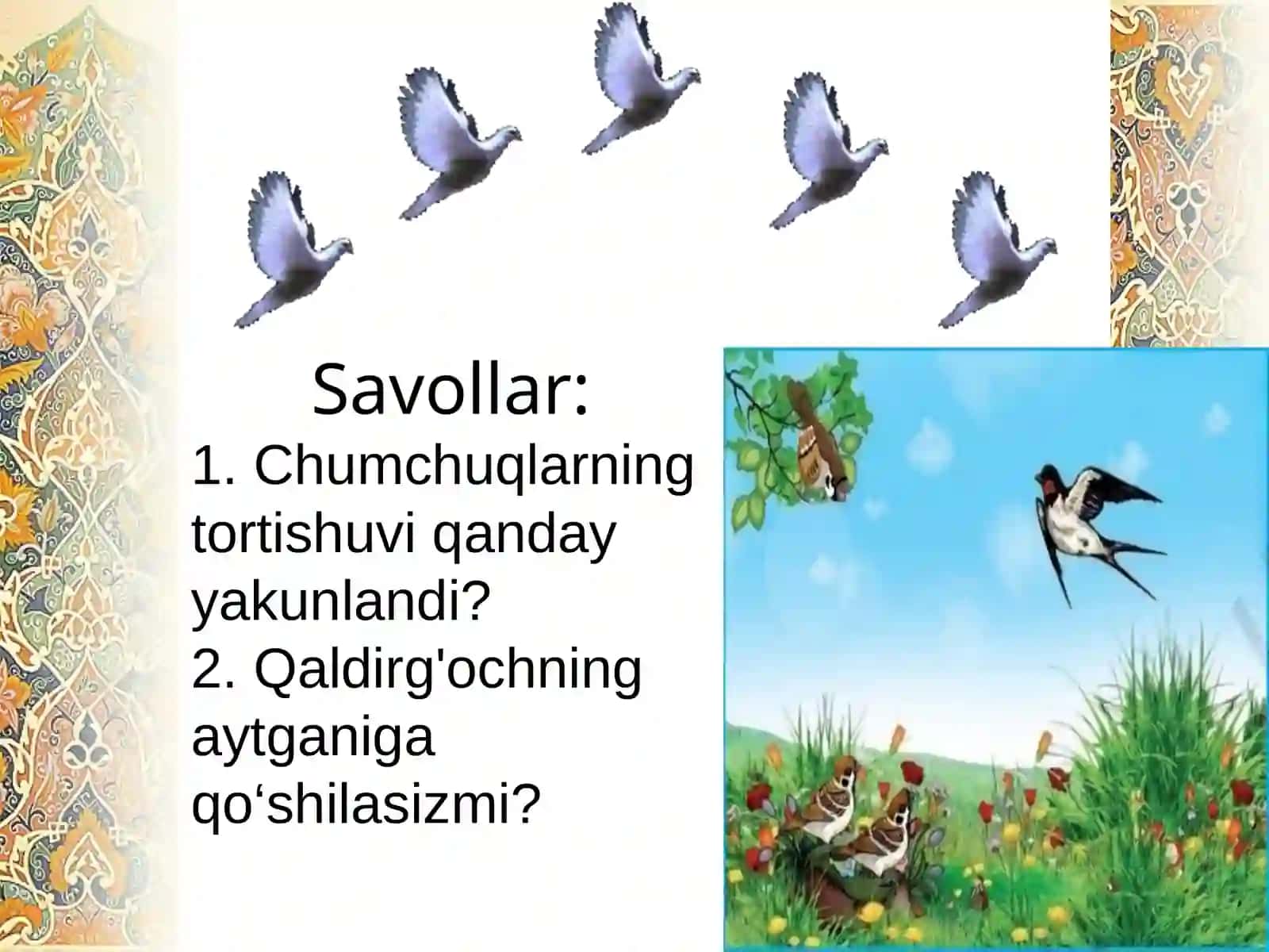 Qafasdagi qushcha va ko`rshapalak 4