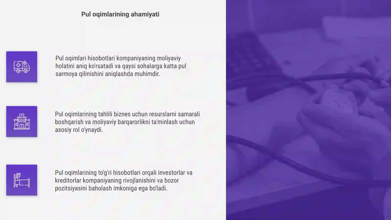 Pul oqimlari to'g'risidagi hisobot 4