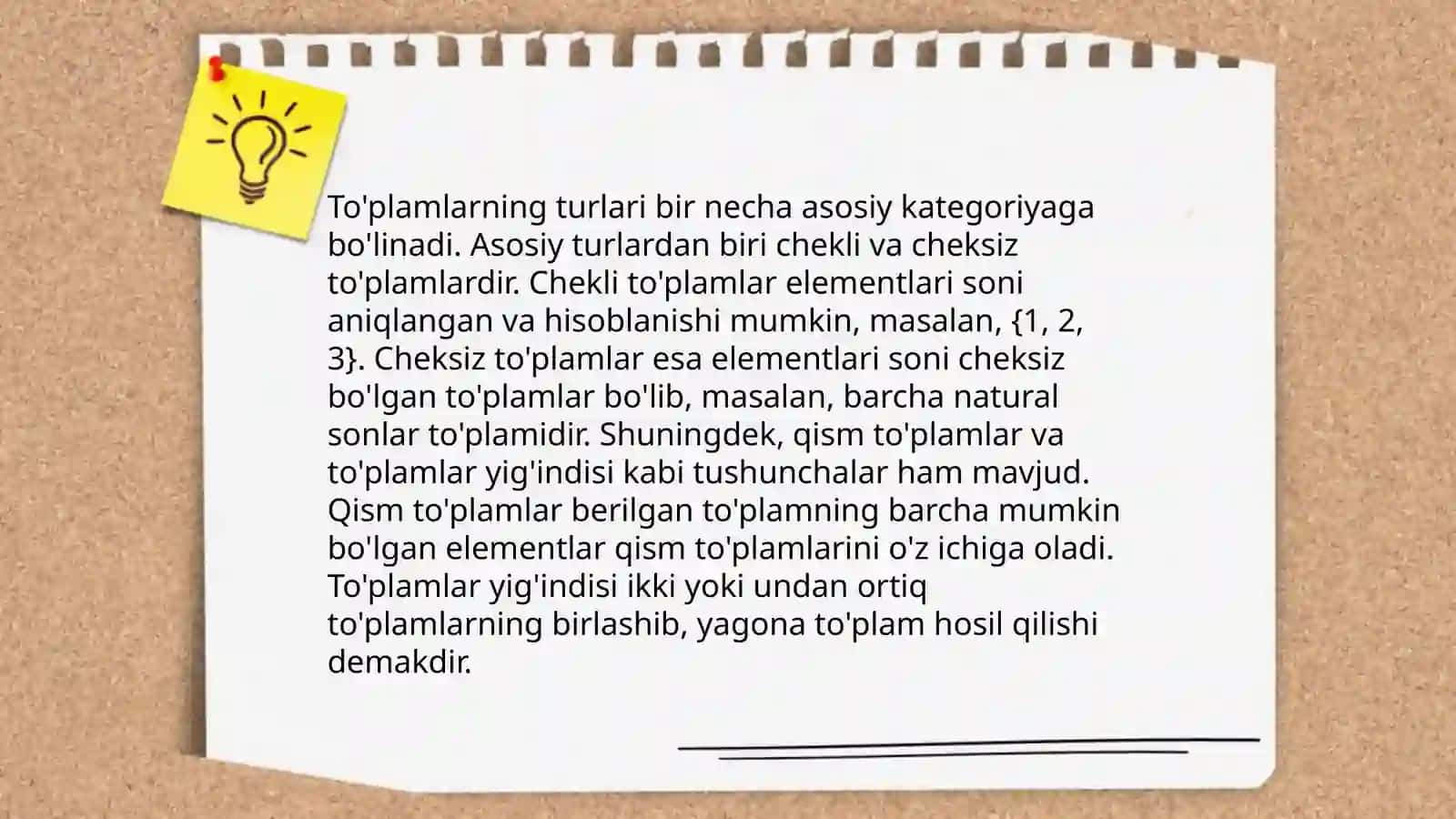 4-sinf matematika toʻplamlar va maʼlumotlar 4
