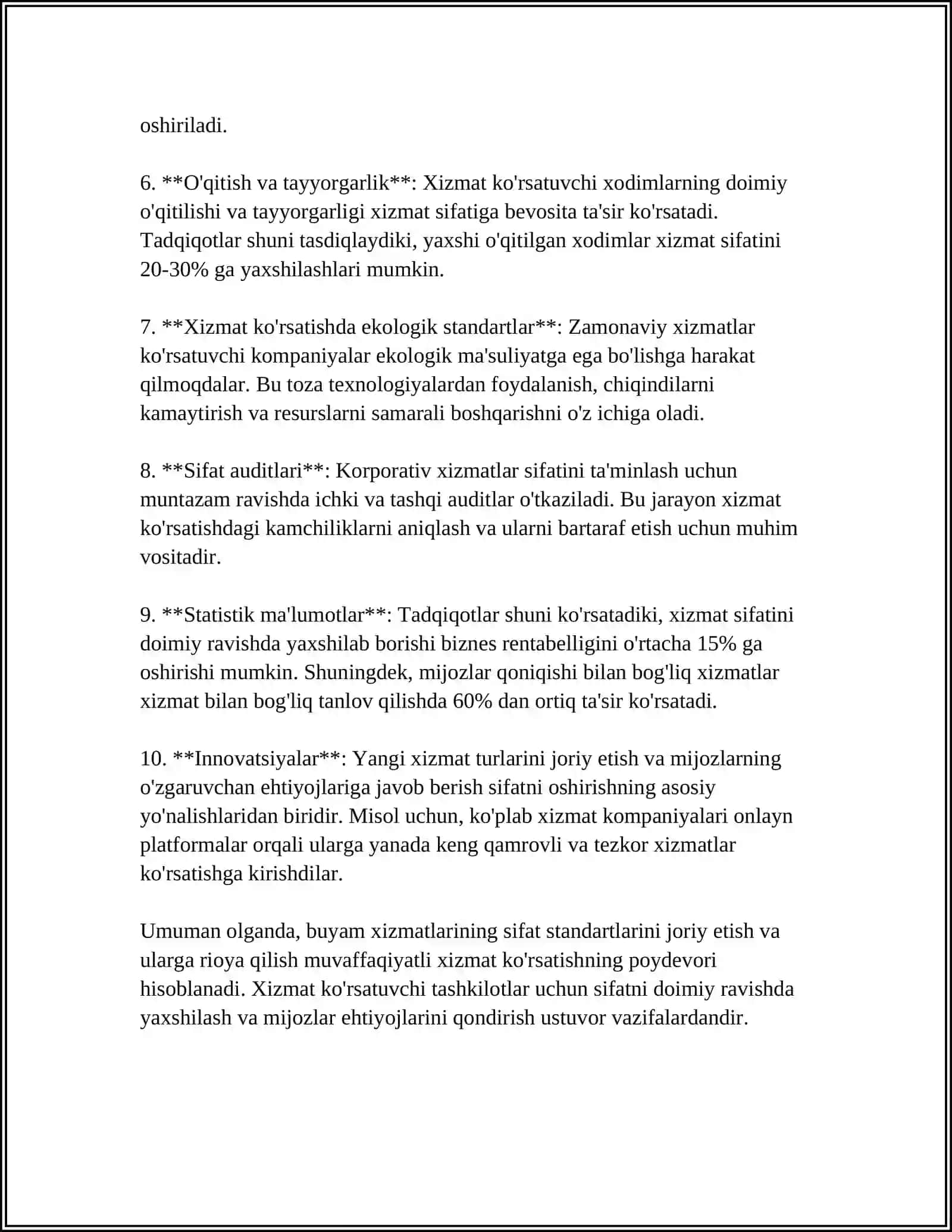 BUYAM VA XIZMAT SIFATINI KAFOLATLASH 4