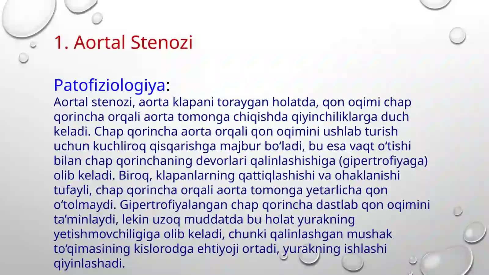 Aortal nuqsonlar simptomatologiyasi 4