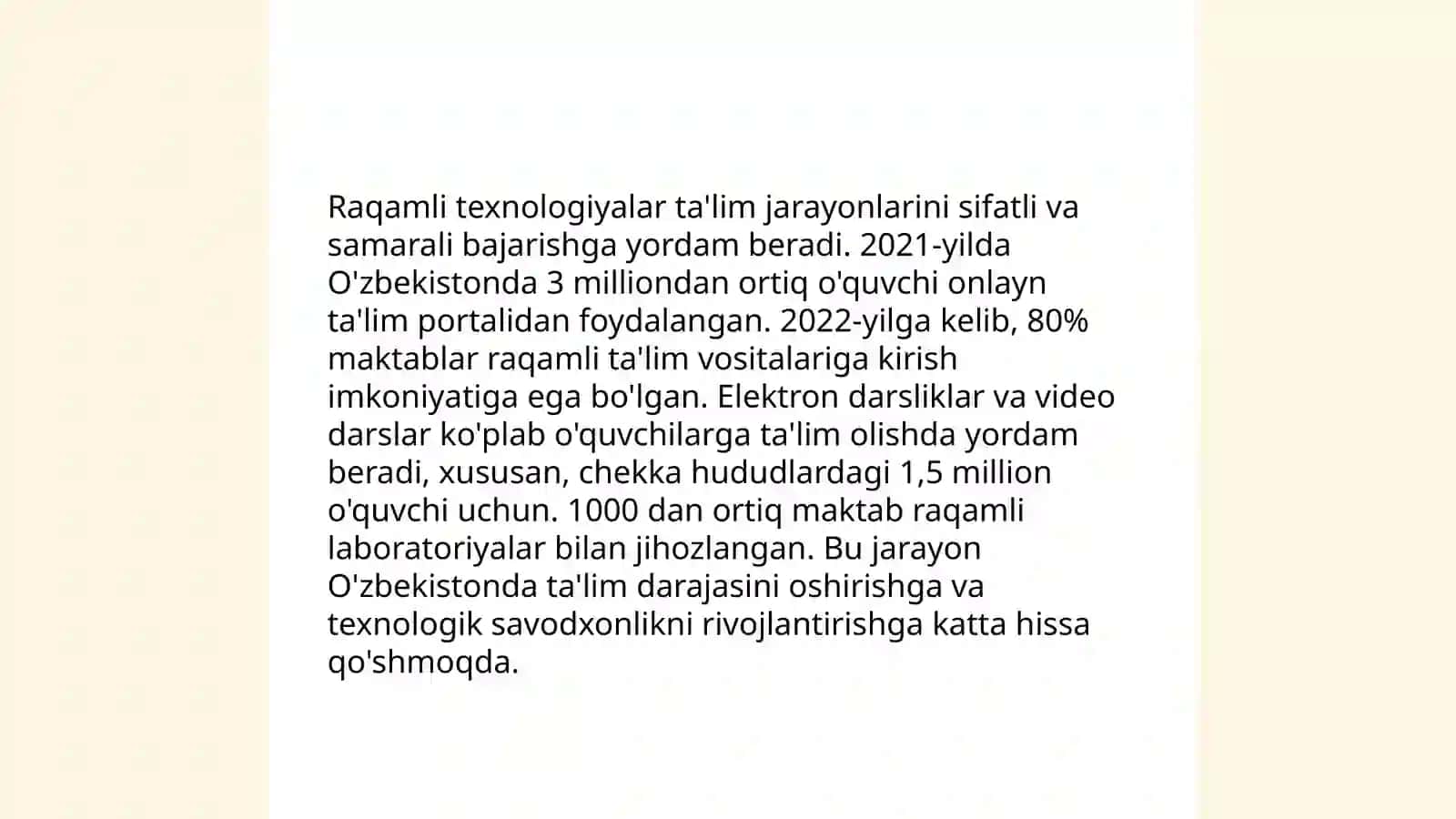 Ta'lim tizimining zamonaviy tendensiyalari 4