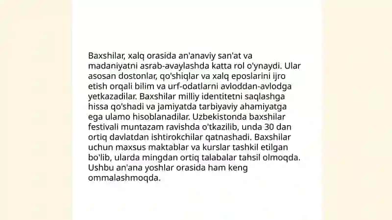 Baxshichilik san'ati festivali 4