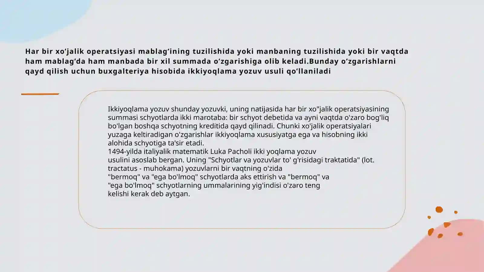 Buxgalteriya hisobi schyotlari 4