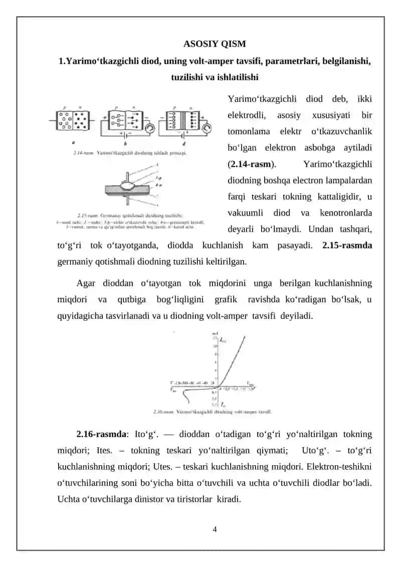Yarim o’tkazichli diodlar 4