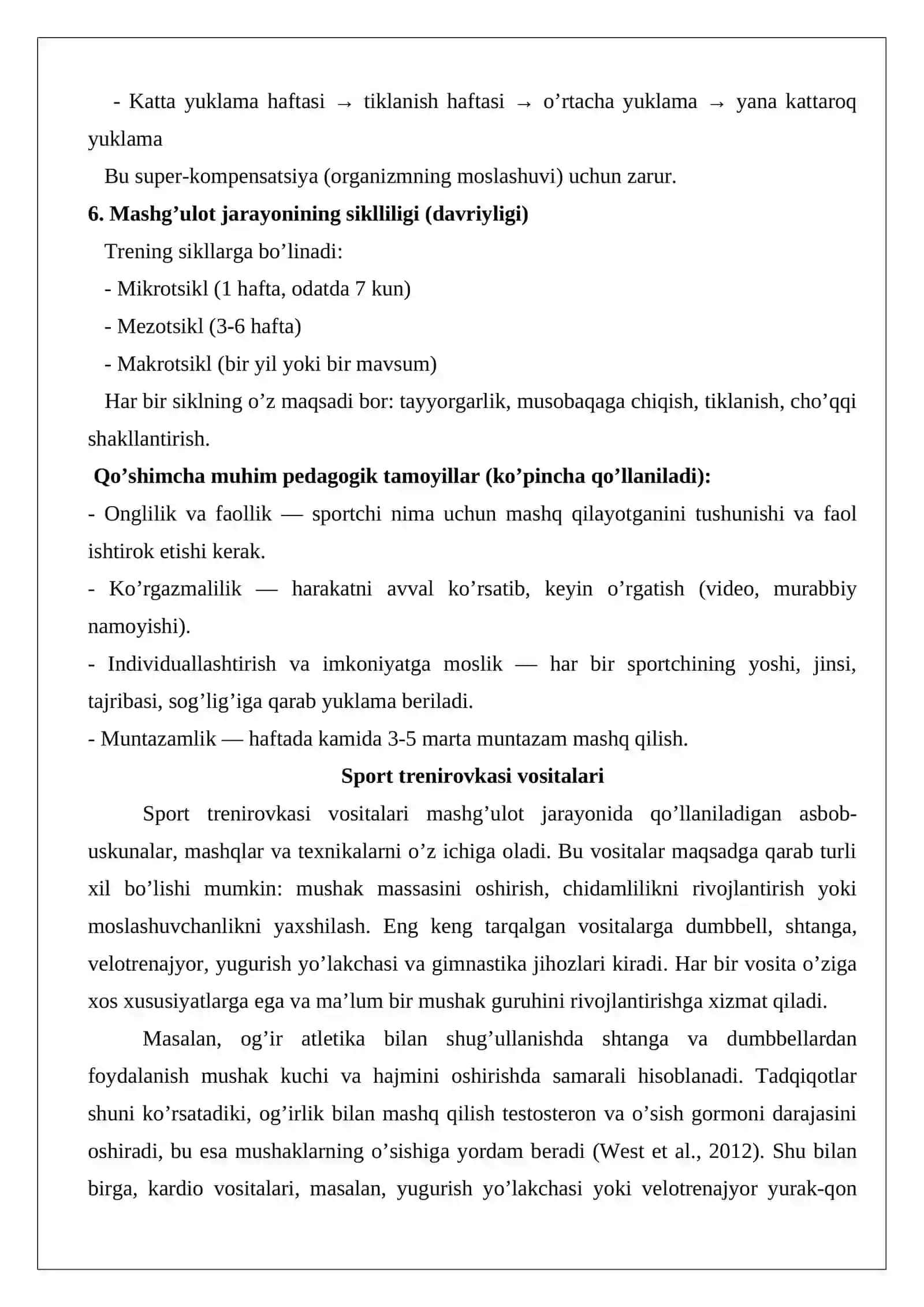 Sport trenirovkasi tamoillari 4
