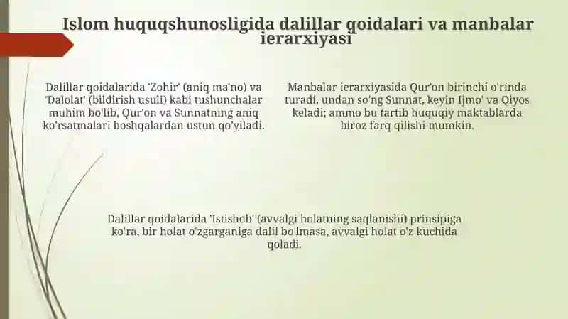 Islom fiqhiy manbalari 4