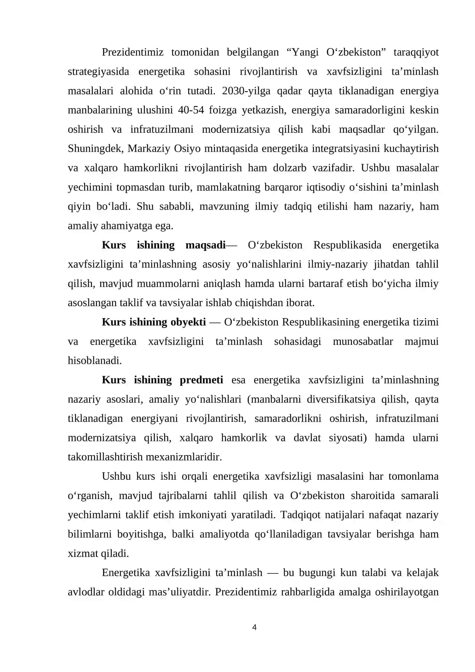 Energetika xavfsizligini taminlash yonalishlari 4