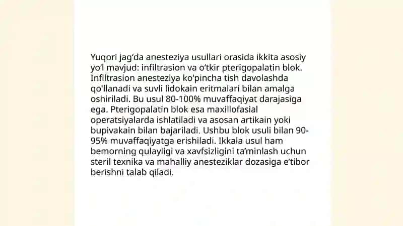 Og'riqsizlantirish Usullari 4