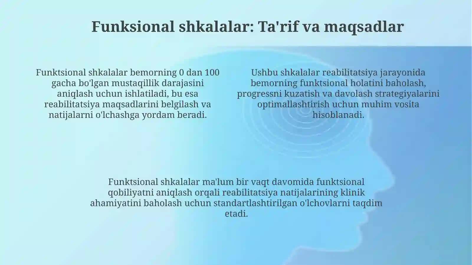 Reabilitatsiyada functional shkalalar va klassifikatsiyatasnifi 4