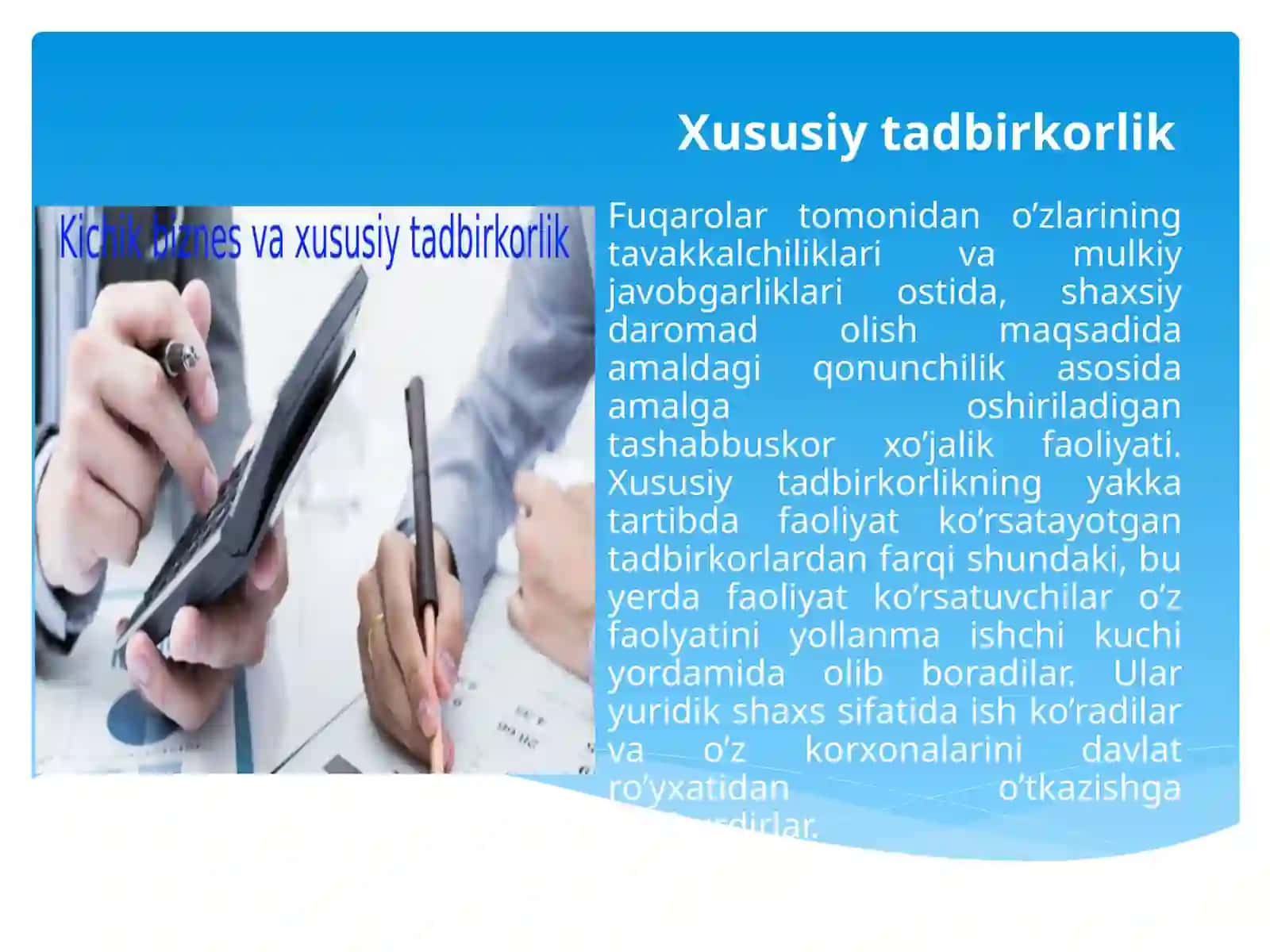 Tadbirkorlik faoliyati 4