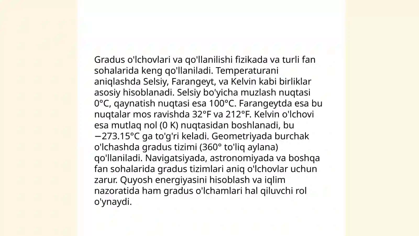 Burchak òlchovlari turlari 4