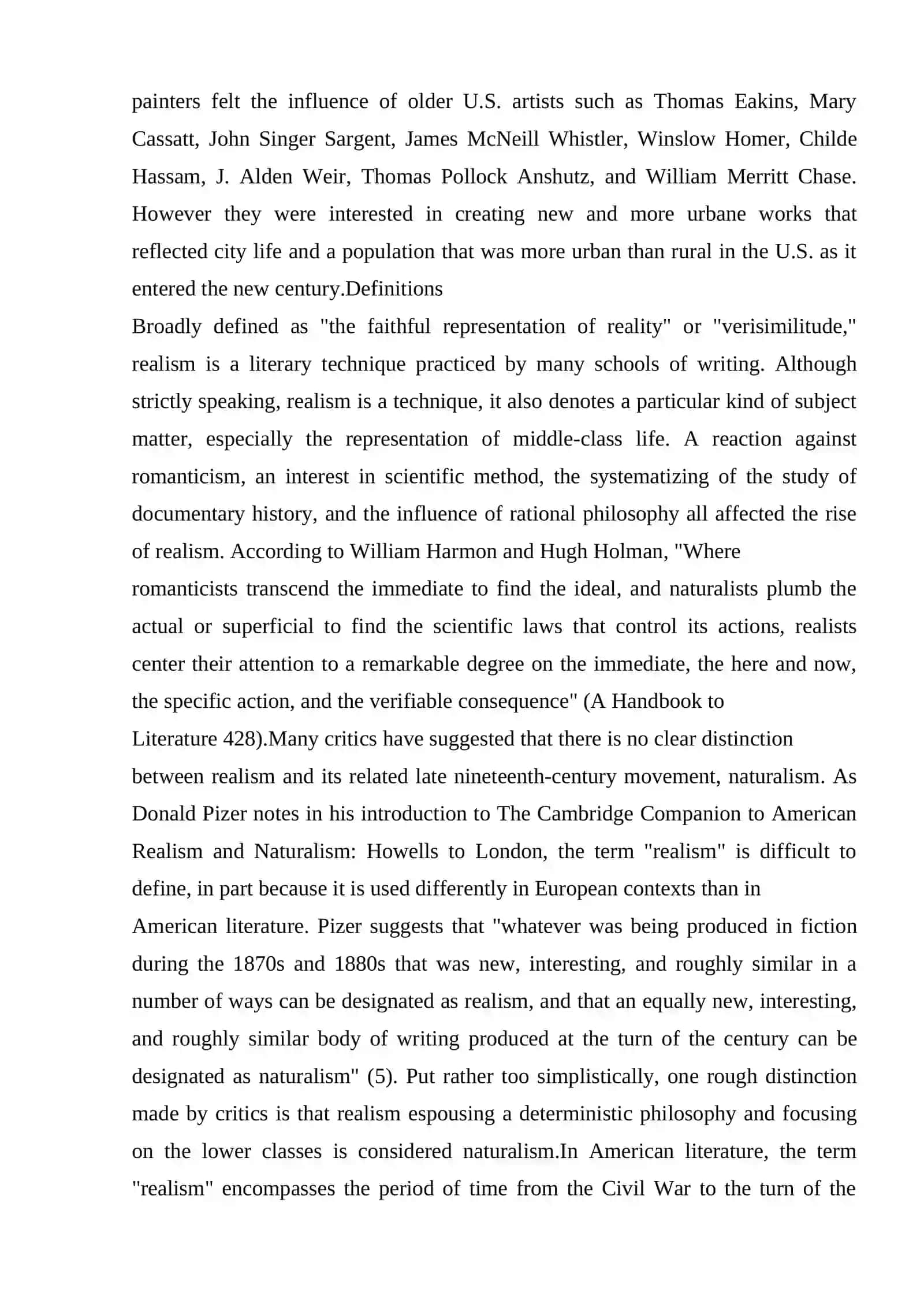 Realism in American Literature 4