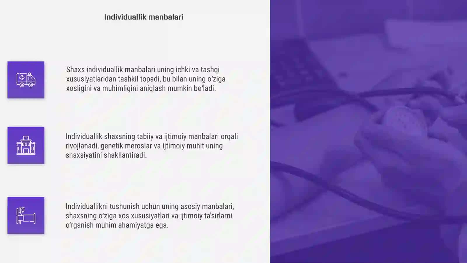 Shaxs individuallik manbalari 4