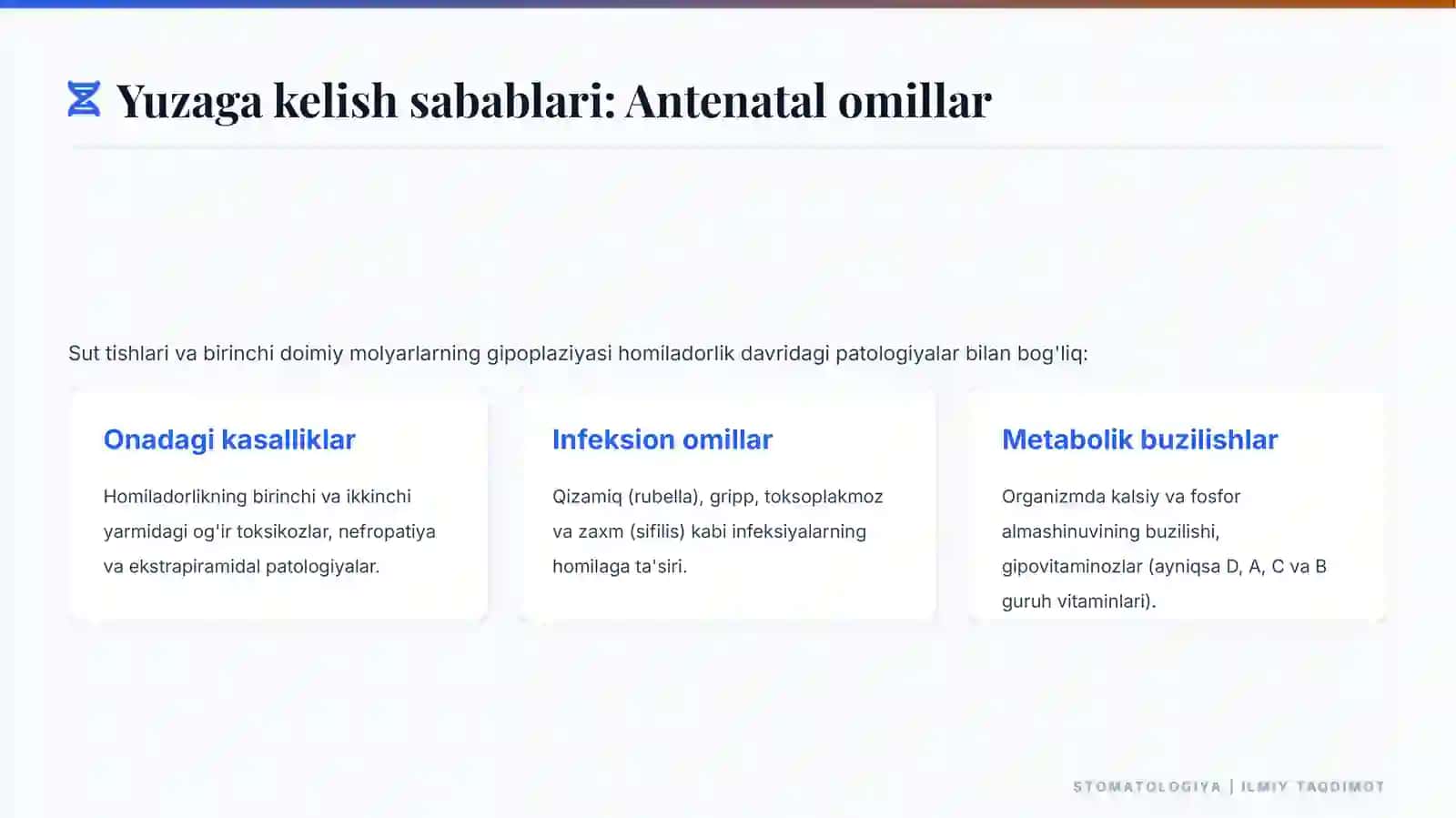Nokarioz kasalliklar tasnifi 4