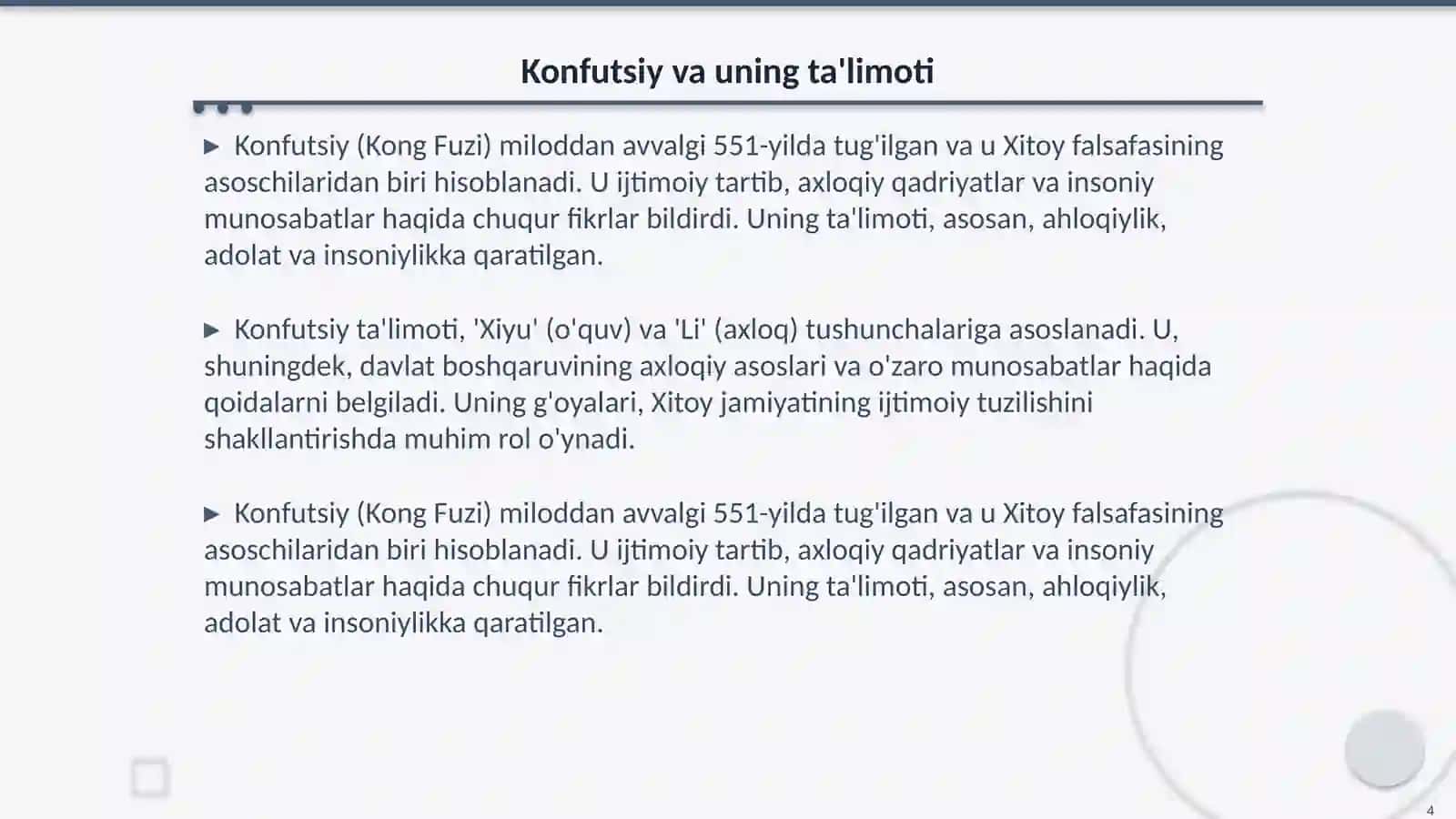 Qadimgi Hindiston va Xitoydagi falsafiy maktablar 4