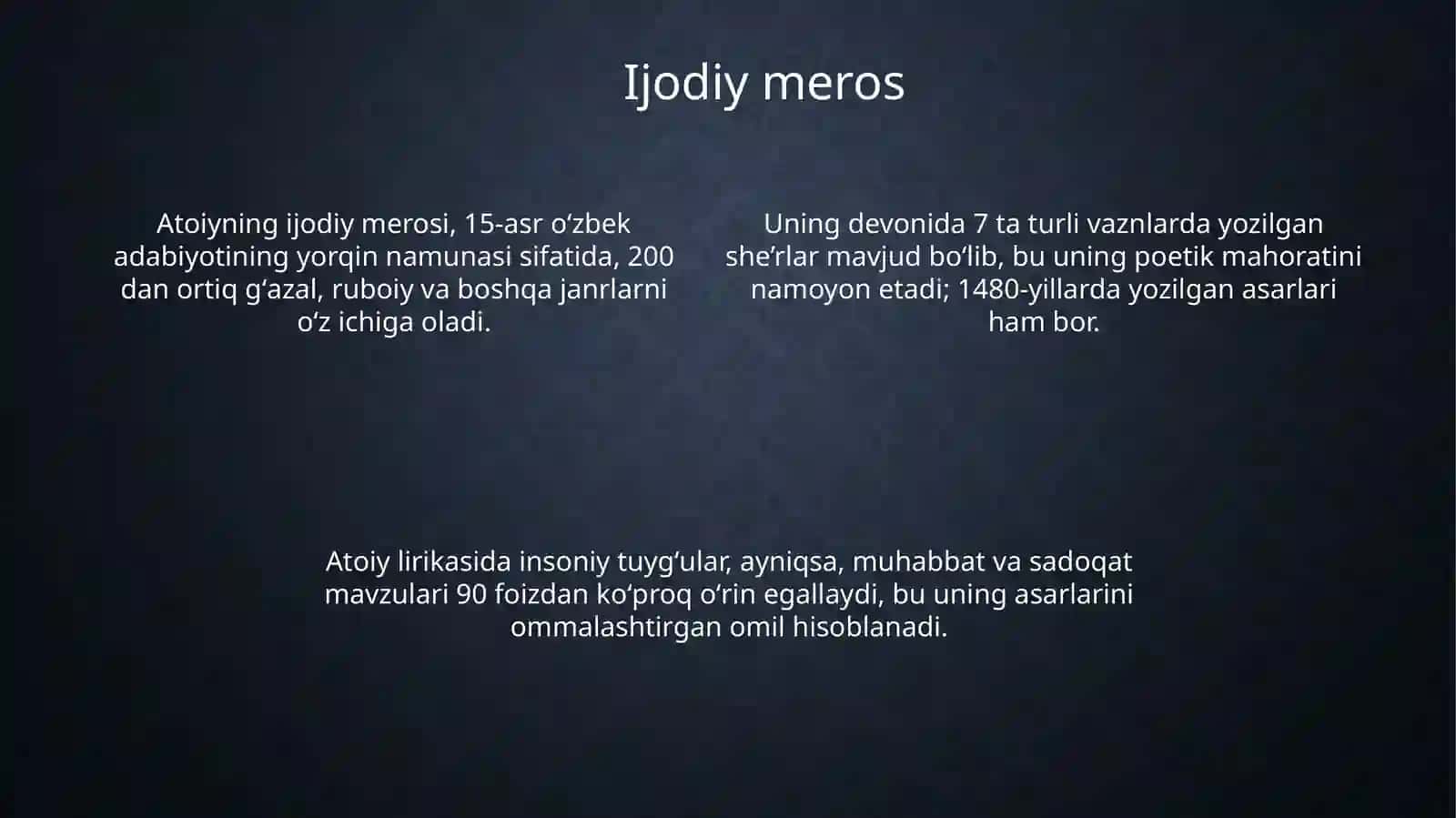 Atoyining hayoti va ijodi 4